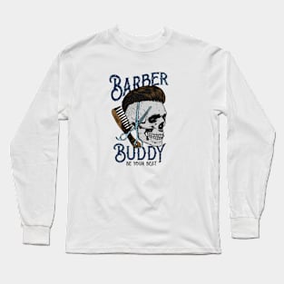 BARBER BUDDY Long Sleeve T-Shirt